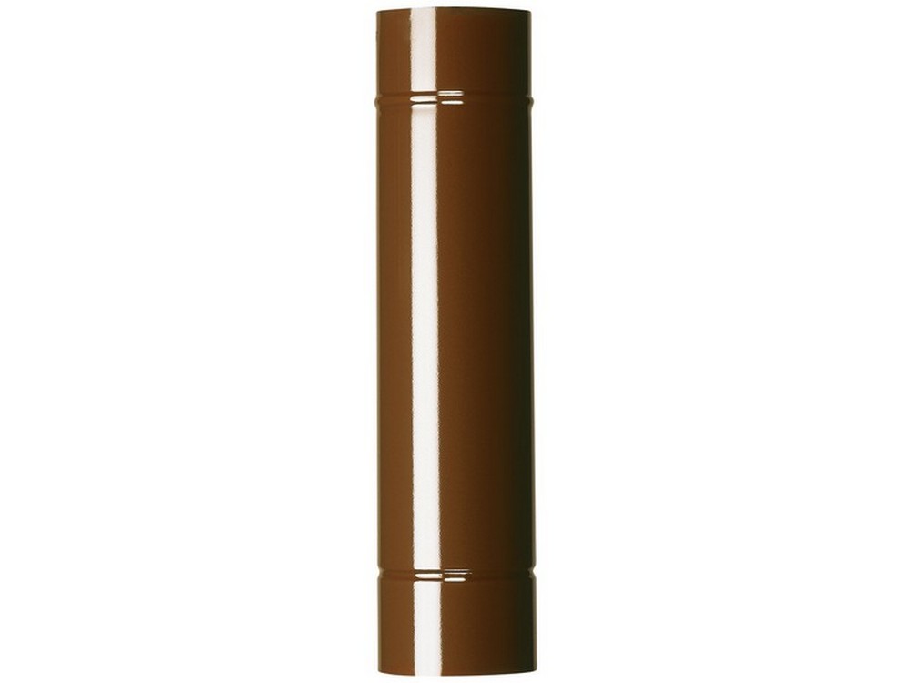 Save TUBO PER STUFA A LEGNA PORCELLANATO CLASSIC Col. Marrone Ø cm. 14x 25
