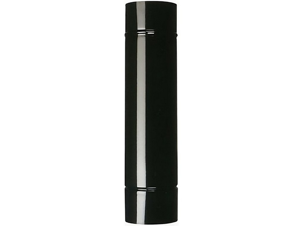 Save TUBO PER STUFA A LEGNA PORCELLANATO CLASSIC Col. Nero Ø cm. 13x 25