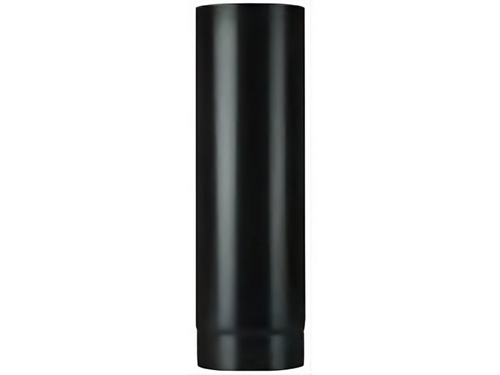 Save TUBO PER STUFA A LEGNA PORCELLANATO PLUS LIGHT Col. Nero opaco Ø cm. 12x 50