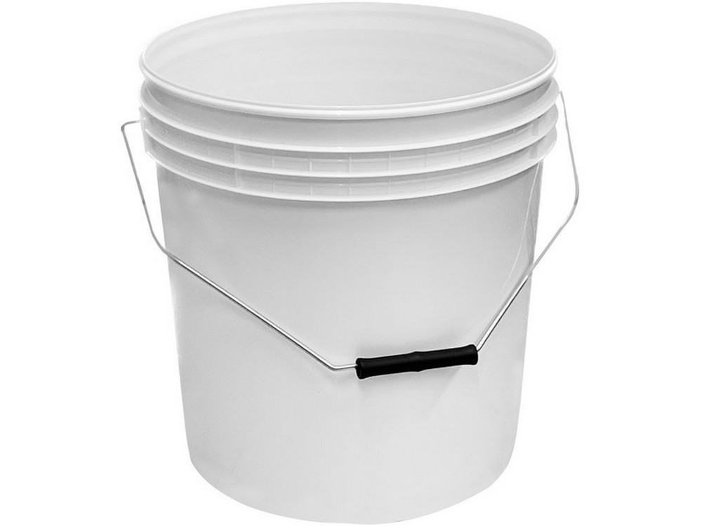 SECCHIO TRONCO CONICO CON MANICO IN FERRO Ø cm. 26,5x32 h  lt. 19