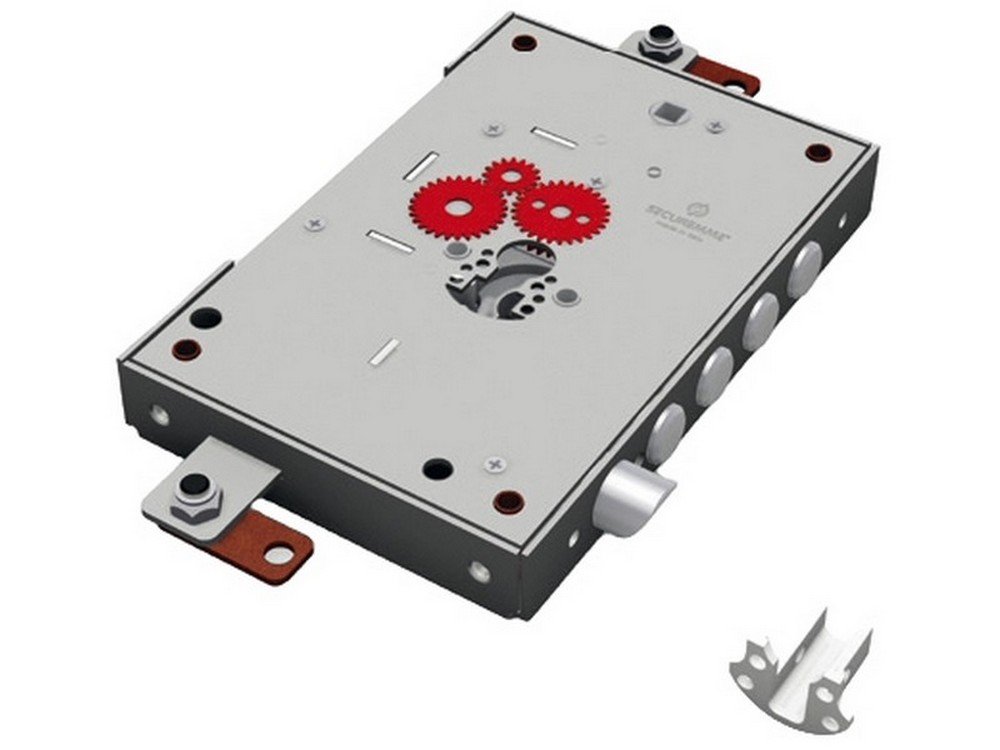 Securemme SERRATURA TRIPLICE PER PORTE BLINDATE SX REVERSIBILE interasse mm.28 Art. 2651