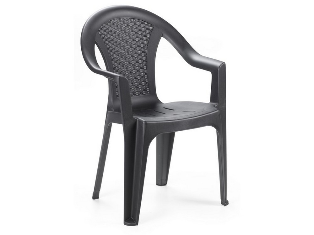 SEDIA ISCHIA cm. 54x56x81 h col.  Antracite