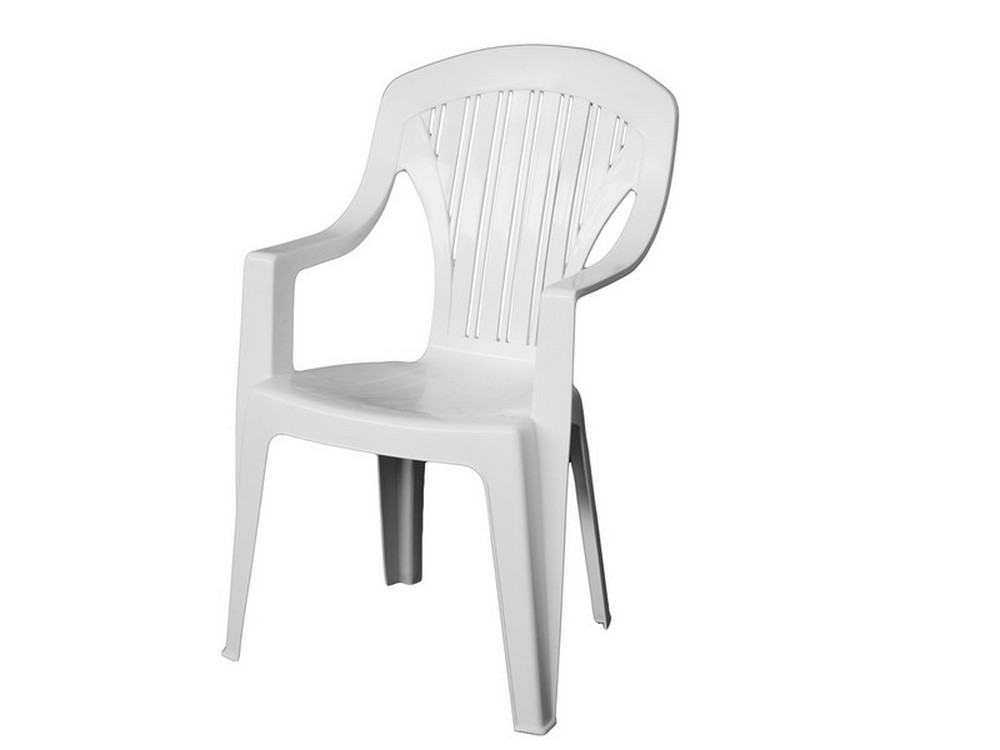 SEDIA TROPEA cm. 56x58x90 h col. Bianco