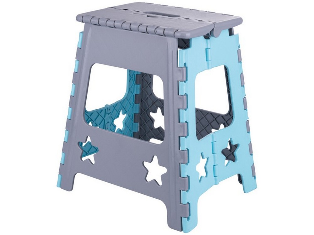 SGABELLO PIEGHEVOLE IN PLASTICA cm. 36x29x39 h col. Assortiti