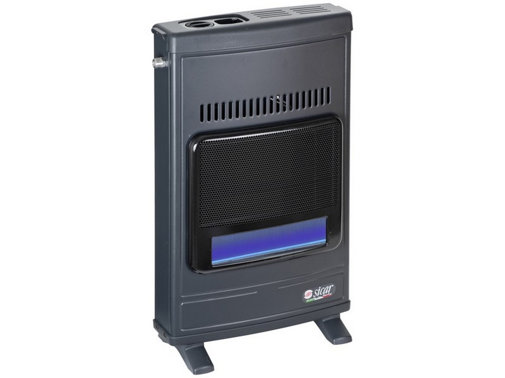 Sicar STUFA BLUE-FLAME METANO A PARETE 4.100 W Col. Grigio