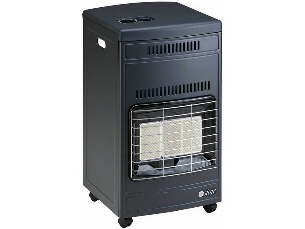Sicar STUFA AD INFRAROSSI GPL VENTILATA 4.200 W Col. Grigio