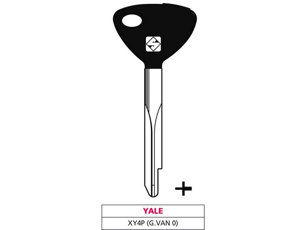Silca CHIAVE A CROCE FERRO XY4P (G. VAN 0) YALE