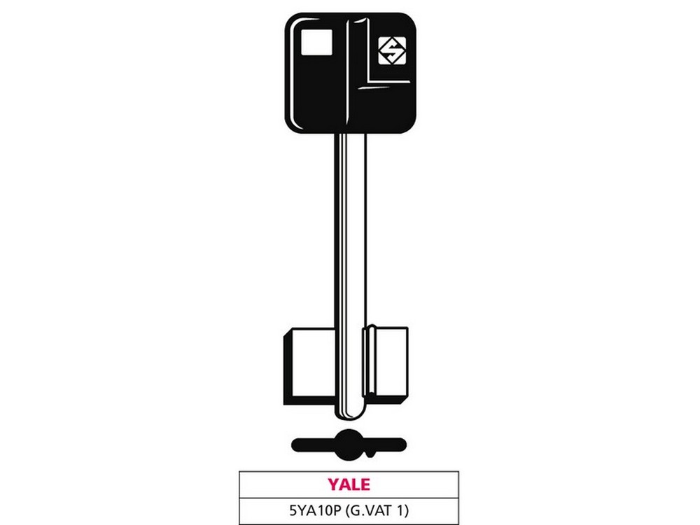 Silca CHIAVE A DOPPIA MAPPA 5YA10P (G. VAT 1) YALE