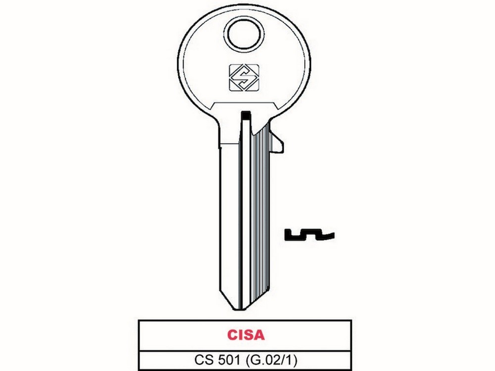 Silca CHIAVE ASC CS 501 (G.VAC 1) CISA