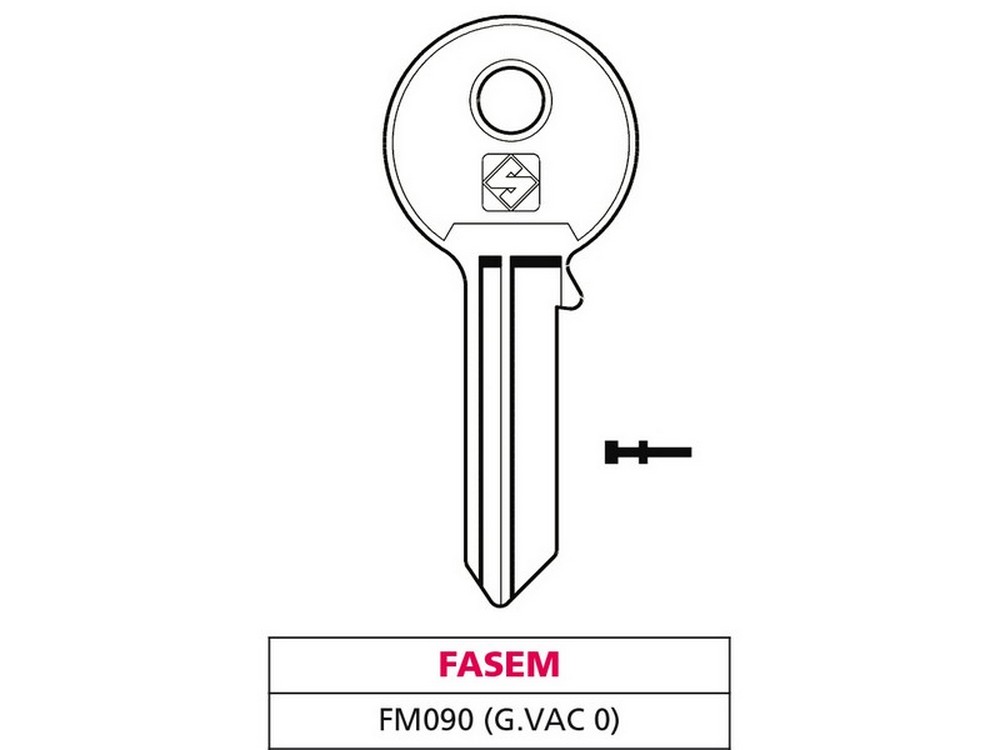 Silca CHIAVE ASC FM090 (G. VAC 0) FASEM 