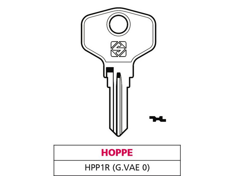 Silca CHIAVE ASC HPP1R (G. VAE 0) HOPPE