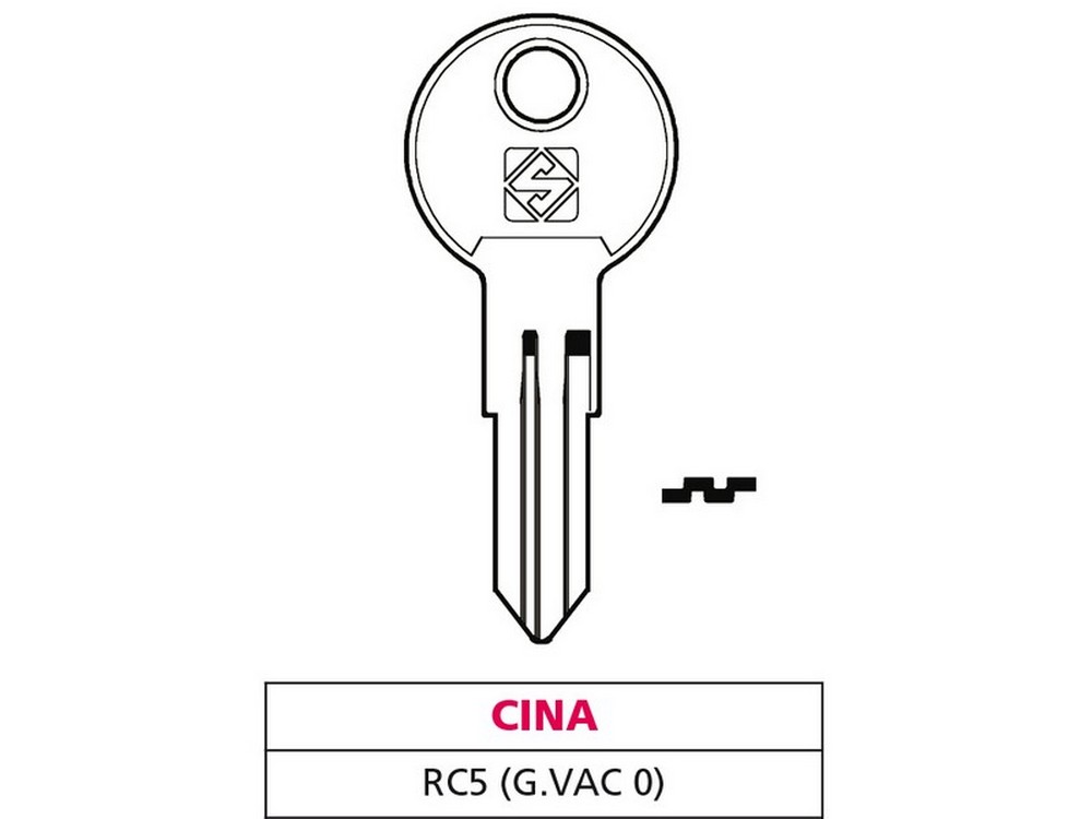 Silca CHIAVE ASC RC5 (G. VAC 0) CINA