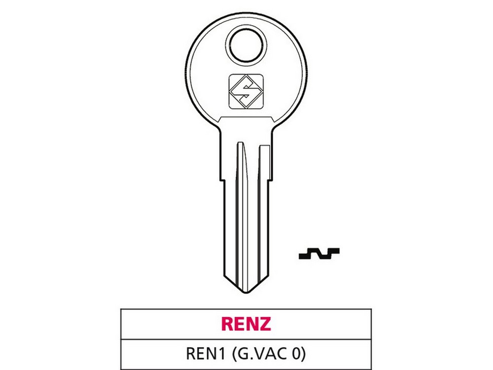 Silca CHIAVE ASC REN1 (G. VAC 0) RENZ