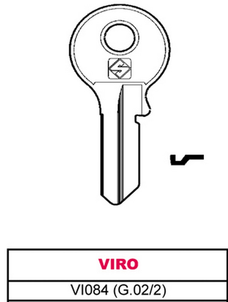 Silca CHIAVE ASC VI084 (G.VAC 2) VIRO