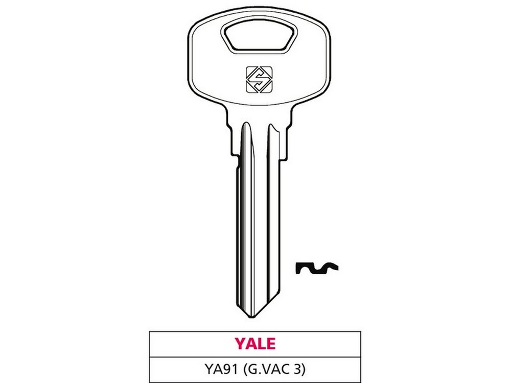 Silca CHIAVE ASC YA91 (G. VAC 3) YALE