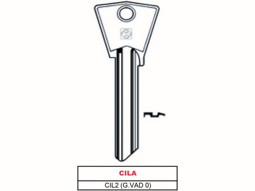 Silca CHIAVE OTTONE CIL2 (G. VAD 0) CILA