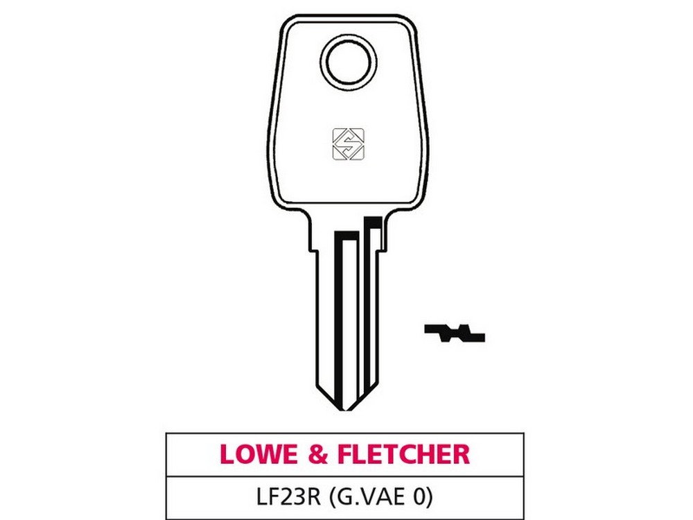 Silca CHIAVE OTTONE LF23R (G. VAE 0) LOWE & FLETCHER