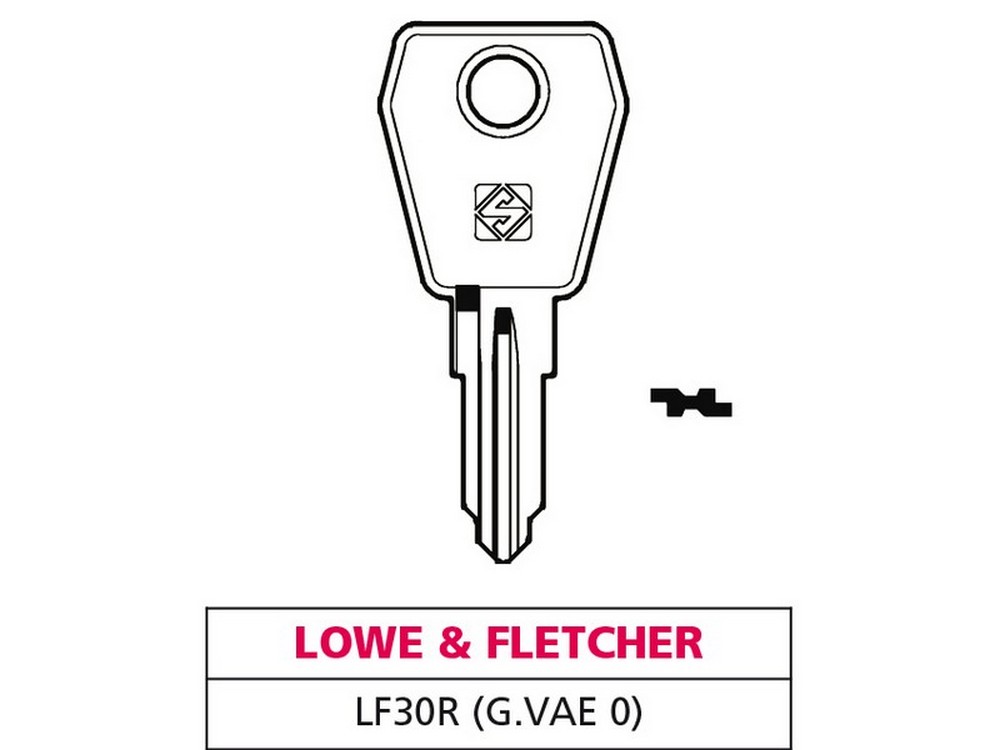 Silca CHIAVE OTTONE LF30R (G. VAE 0) LOWE & FLETCHER