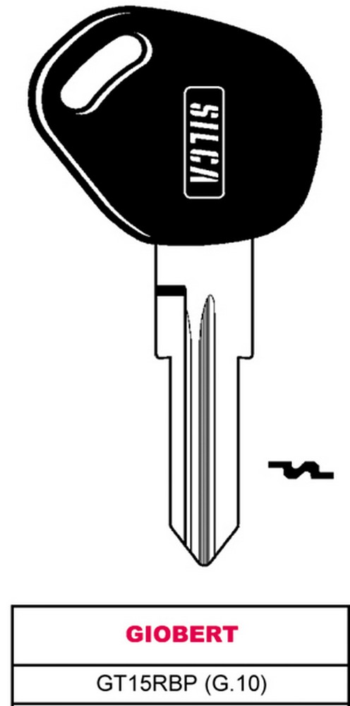 Silca CHIAVE PER AUTO ASC GT15RBP (G.VAK 0) GIOBERT