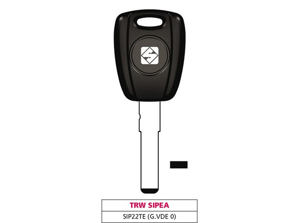 Silca CHIAVE PER AUTO SIP22TE (G. VDE 0) TRW SIPEA