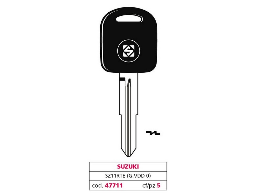 Silca CHIAVE PER AUTO SZ11RTE (G. VDD 0) SUZUKI