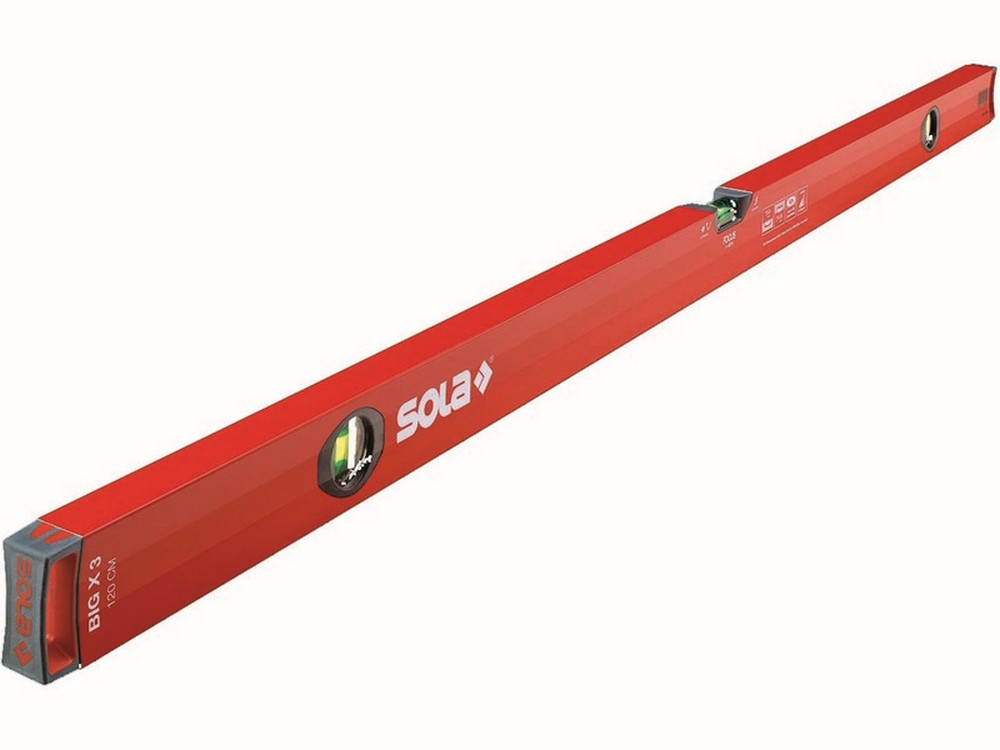 Sola LIVELLA BIG X 3  80 3 BOLLE IN ALLUMINIO cm. 80