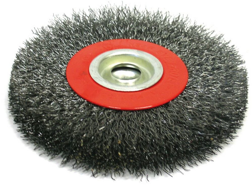 SPAZZOLA CIRCOLARE foro Ø mm. 16 mm. 150x25