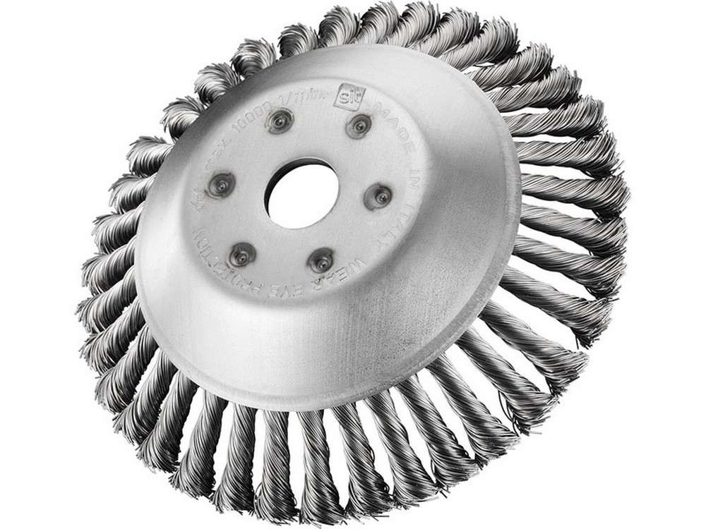 SPAZZOLA PER DECESPUGLIATORE EXTREME FILI ACCIAIO Ø mm. 170
