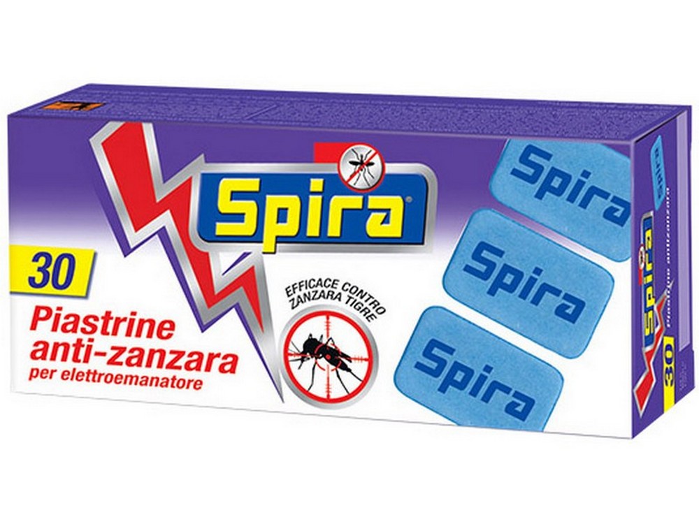 Spira RICARICA PIASTRINE PER ELETTROEMANATORE 30 pz.