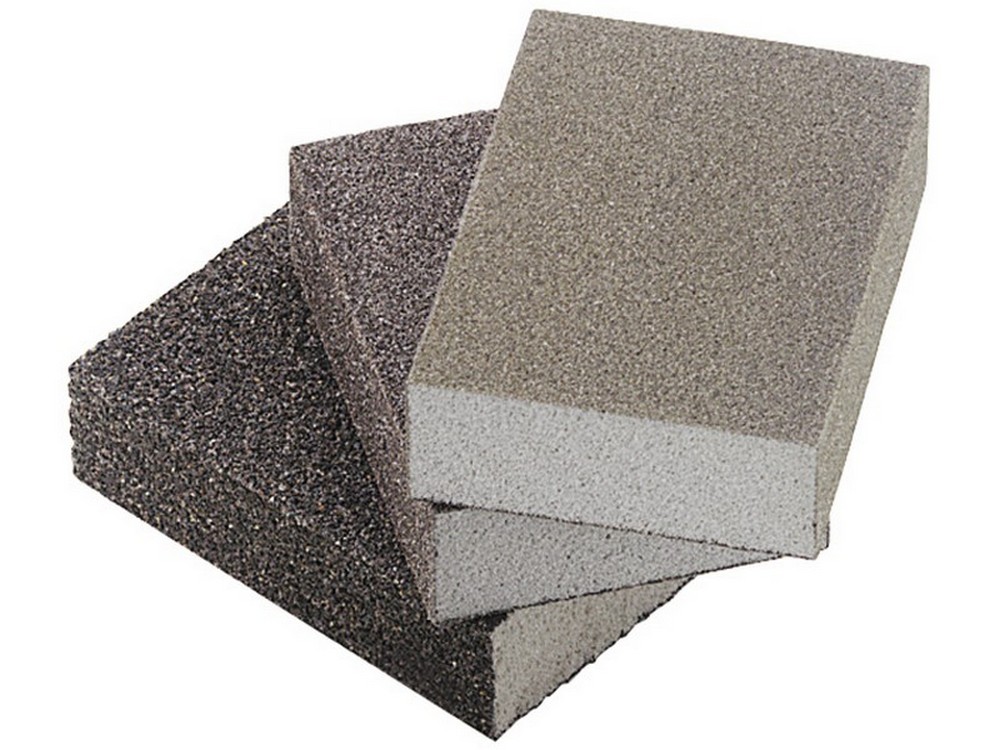 SPUGNETTA ABRASIVA mm. 100x66x26 h grana 180