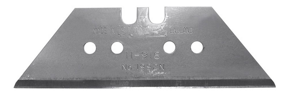 Stanley LAMA DI RICAMBIO A TRAPEZIO PER TAGLIERINI larghezza mm. 61  100 PZ. 