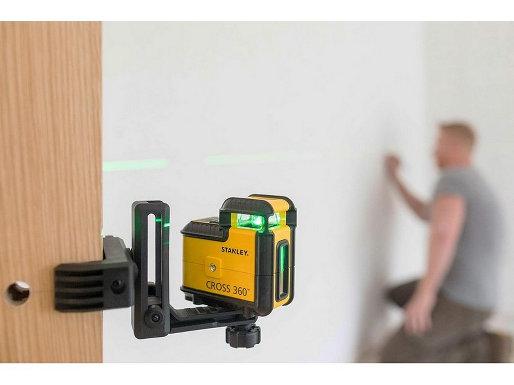 Stanley LIVELLA LASER ' CROSS 360' RAGGIO VERDE