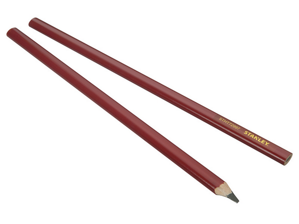 Stanley MATITA PER FALEGNAMI col. rosso mm. 300