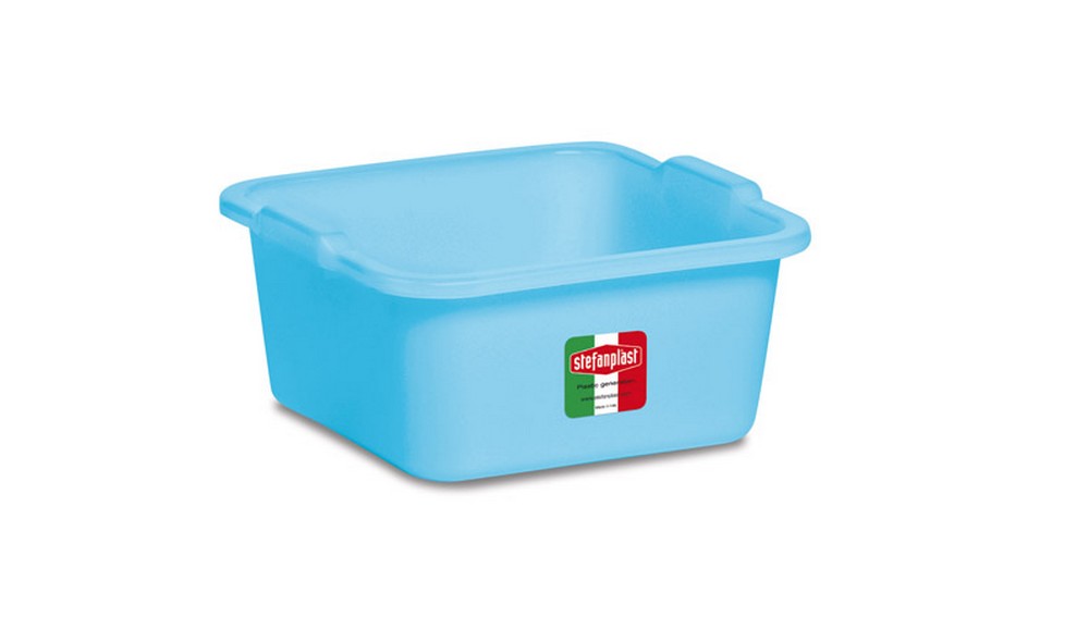 Stefanplast BACINELLA QUADRA AZZURRA lt. 7 - cm. 30x30x12,5 h