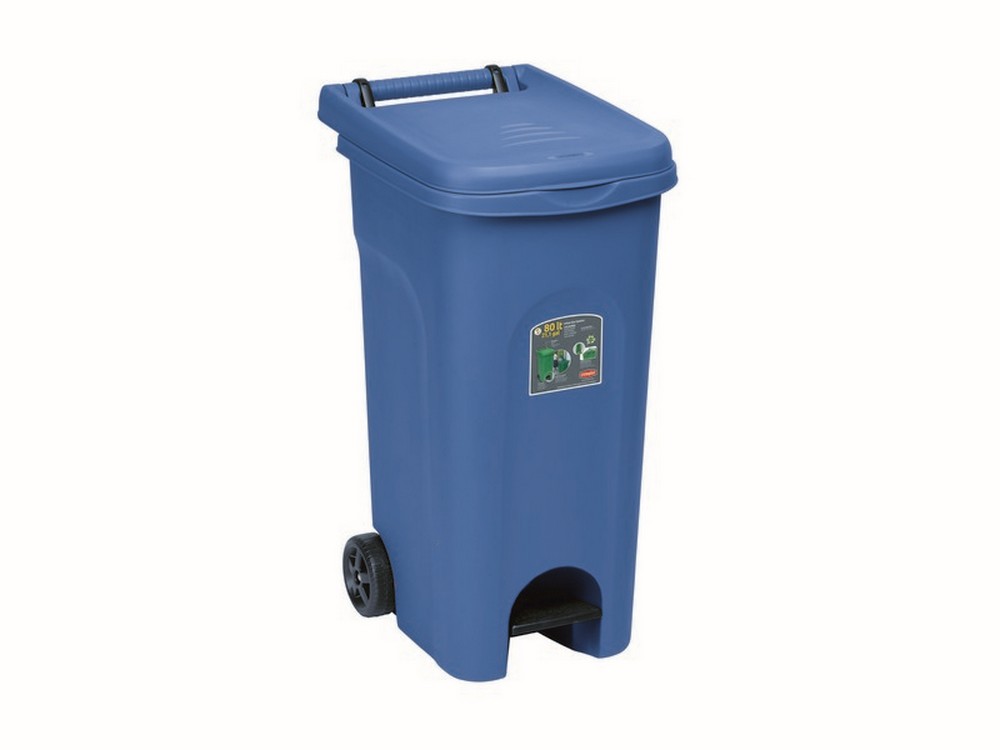 Stefanplast BIDONE URBAN ECO SYSTEM Lt. 80 col. Blu
