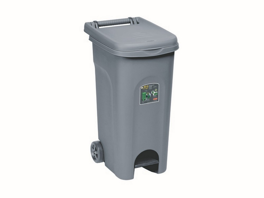Stefanplast BIDONE URBAN ECO SYSTEM Lt. 80 col. Grigio