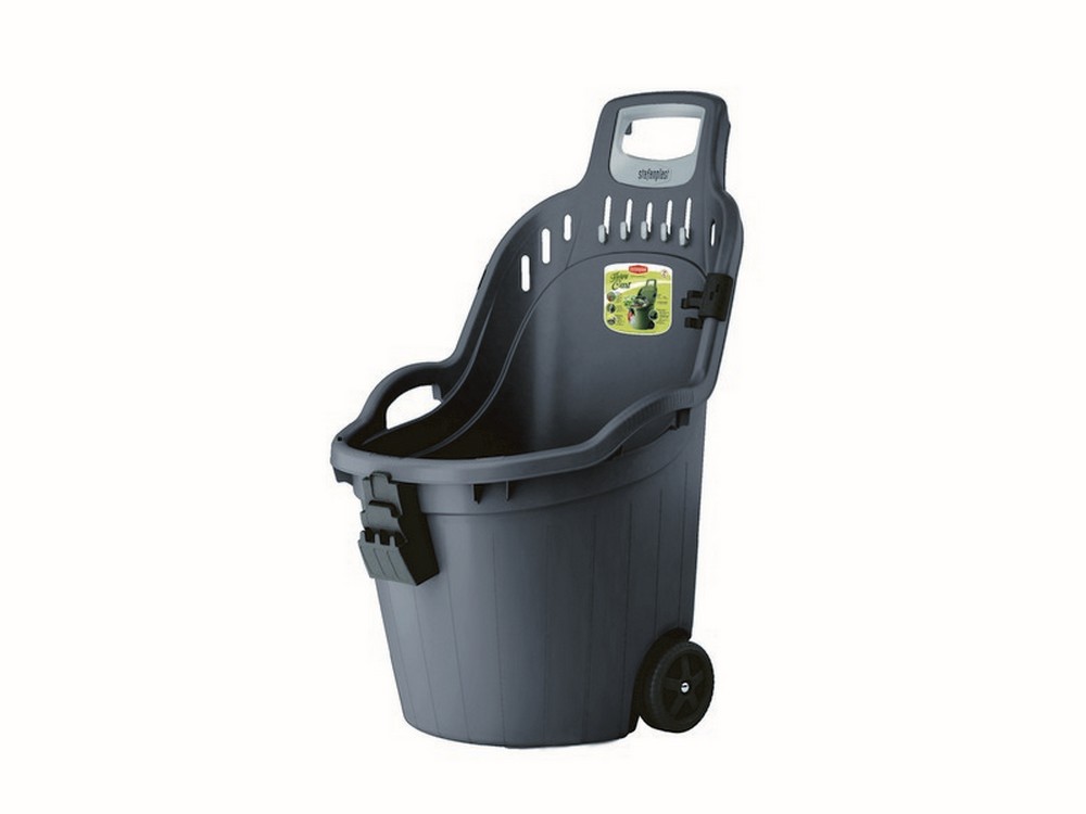 Stefanplast CARRIOLA MULTIUSO HELPY CART cm. 59,5x53X88,5 h  col. grigio ferro