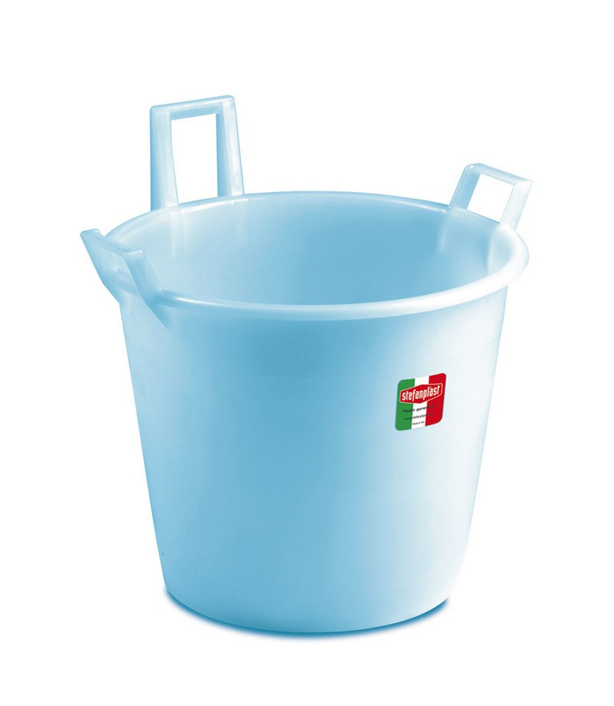 Stefanplast MASTELLOTTO A 3 MANICI AZZURRO lt. 45 - Ø cm. 50x40 h