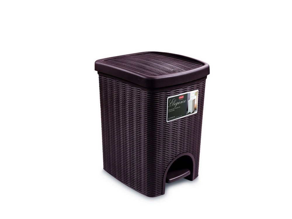 Stefanplast PATTUMIERA BAGNO ELEGANCE Lt.20 - cm. 31x27,5x39 h col. Tortora