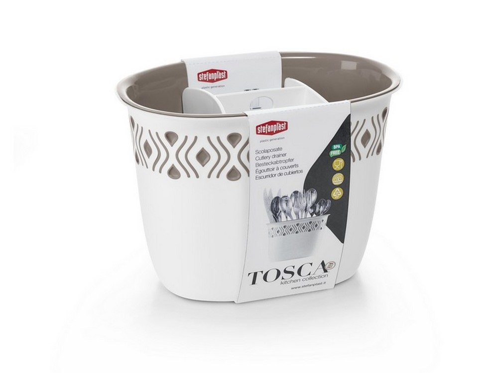 Stefanplast SCOLAPOSATE TOSCA bianco/tortora chiaro