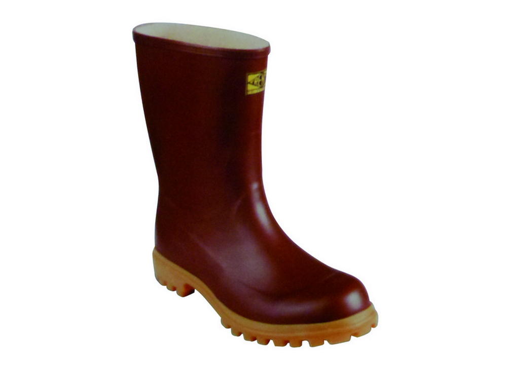 STIVALI IN GOMMA NATURALE CARRO ARMATO TRONCHETTO Col. Marrone Mis. 39