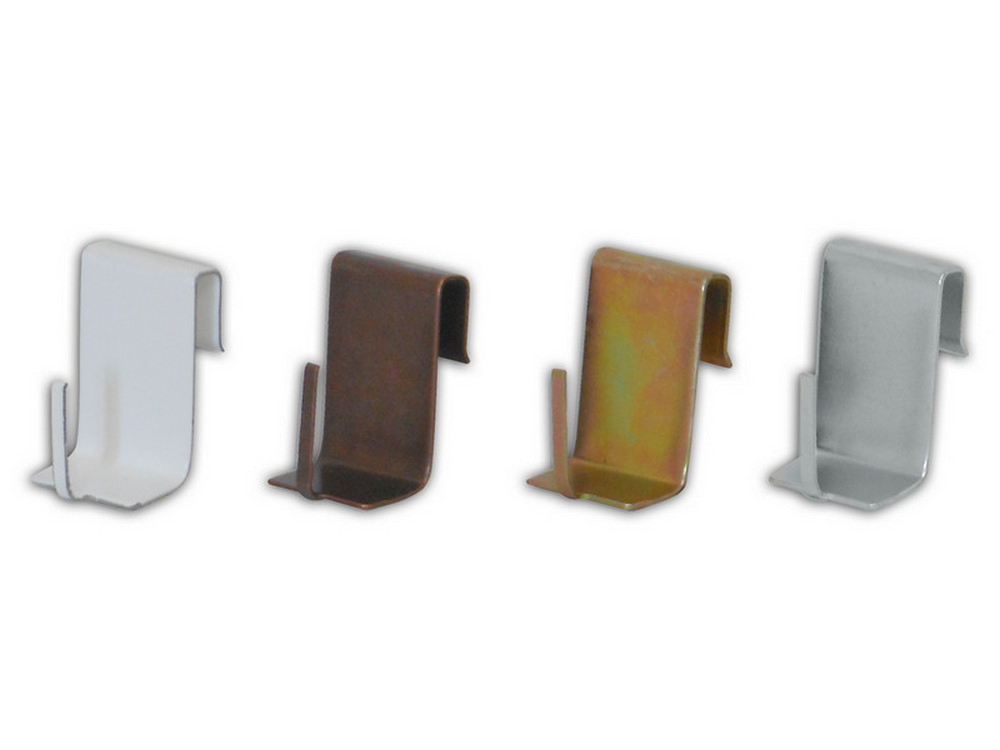 SUPPORTO A GANCIO PER STANGHETTE 100 PZ  col. Bronzato