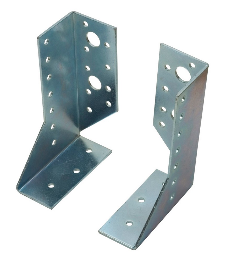 SUPPORTO PER TRAVI IN LEGNO 2 PZ.  chiuso mm.120