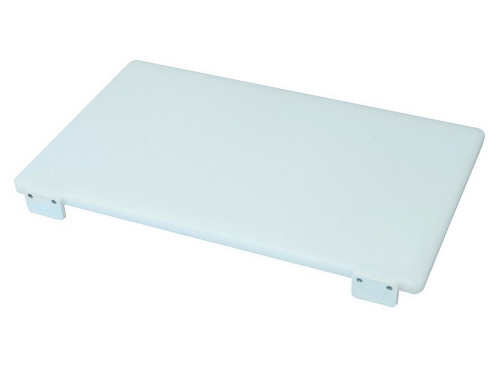 TAGLIERE CON FERMI BIANCO IN POLIETILENE cm. 80x40x3
