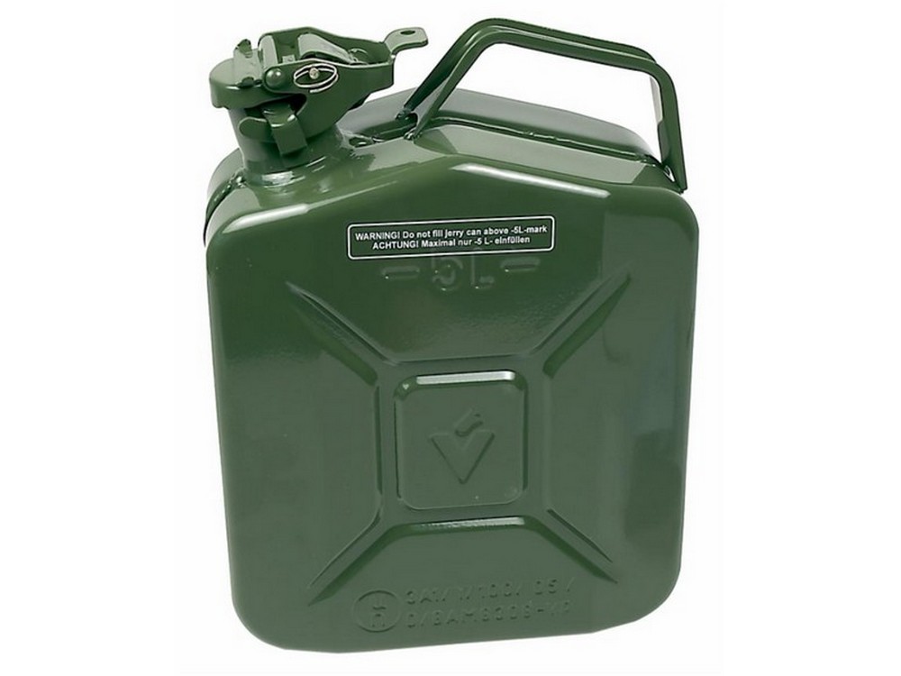 TANICA IN METALLO PER CARBURANTE lt.  5