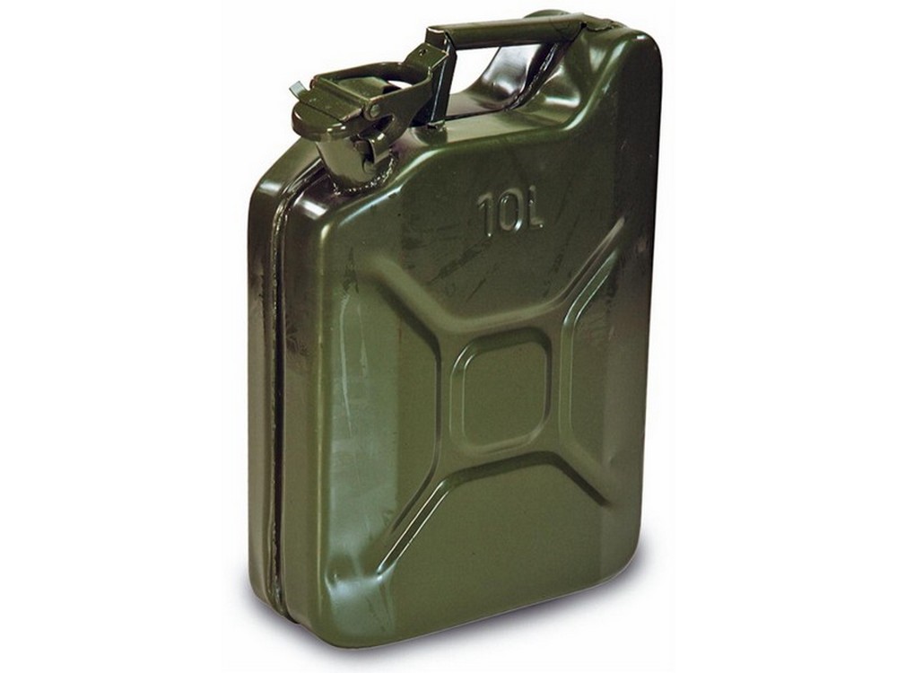 TANICA IN METALLO PER CARBURANTE lt. 10