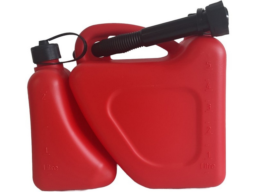 TANICA IN PLASTICA OMOLOGATA PER CARBURANTE DOPPIO USO lt. 2+5
