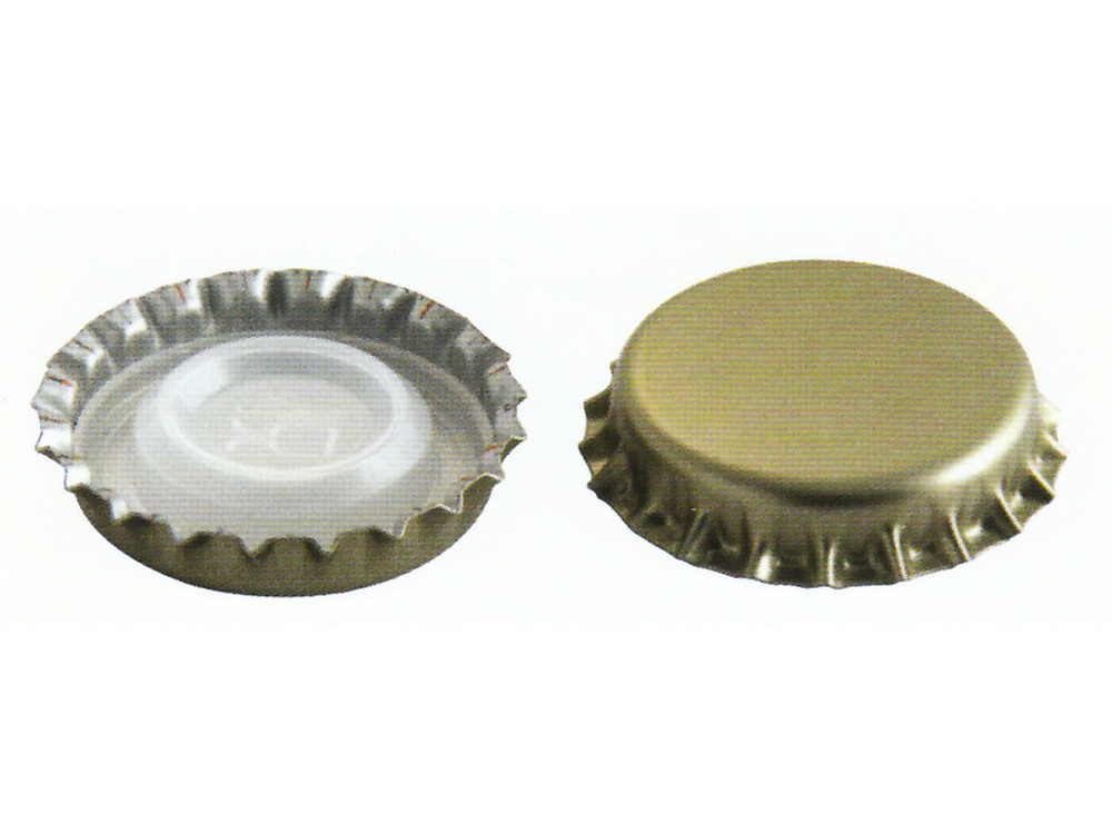 TAPPO A CORONA BIDUL BASSO Ø mm. 29 PZ.200 col.oro