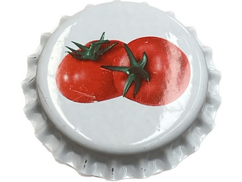 TAPPO A CORONA CON MASTICE POMODORO Ø mm. 26 PZ.100