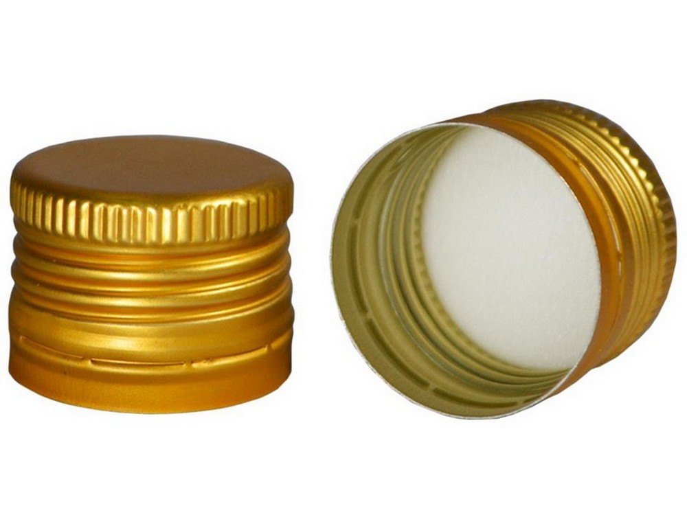 TAPPO A VITE IN ALLUMINIO PER DAMA IN VETRO mm. 35x18